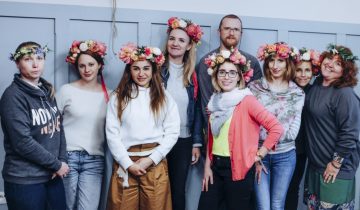 Kwiatowe wianki na głowę