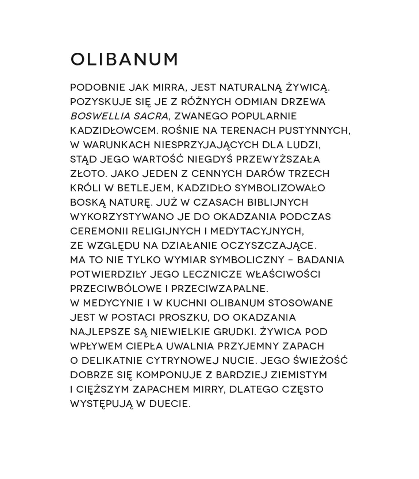 Olibanum i Mirra - obrazek 3